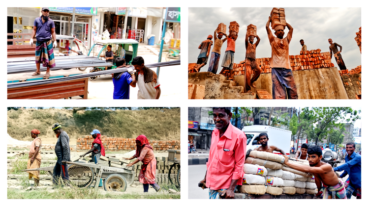 সংসার চালাতে হিমশিম খাচ্ছে শ্রমিক