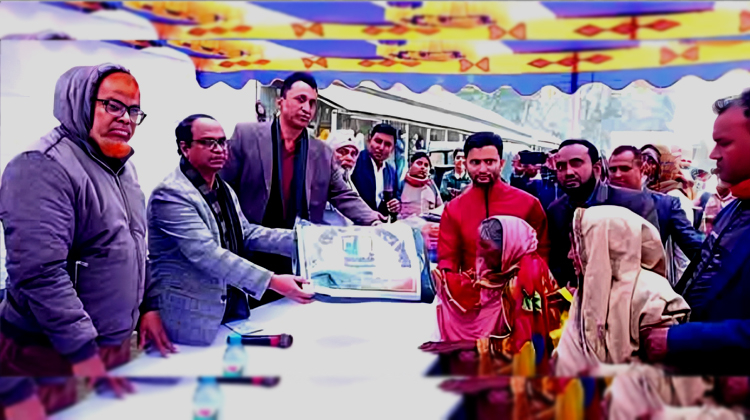 টাঙ্গাইলে শীতার্তদের মাঝে বুরো বাংলাদেশের শীতবস্ত্র বিতরণ