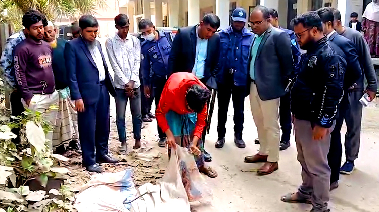 টাঙ্গাইলে মরা গরুর মাংস বিক্রেতাকে এক মাসের জেল